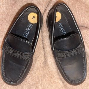 Black Kenneth Cole loafer; toddler boys size 8